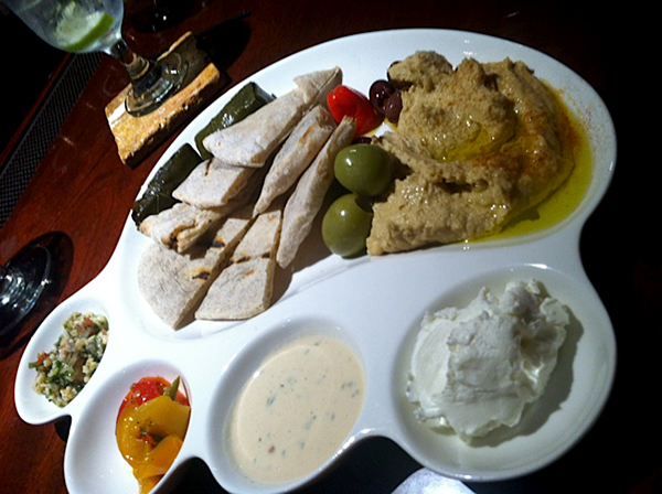 Mediterranean Mezze Dips/Spreads Platter -
                      Delicious Appetizers!